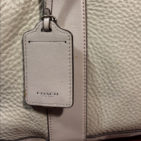 Coach Off-White Leather Satchel - Picture 2 of 4